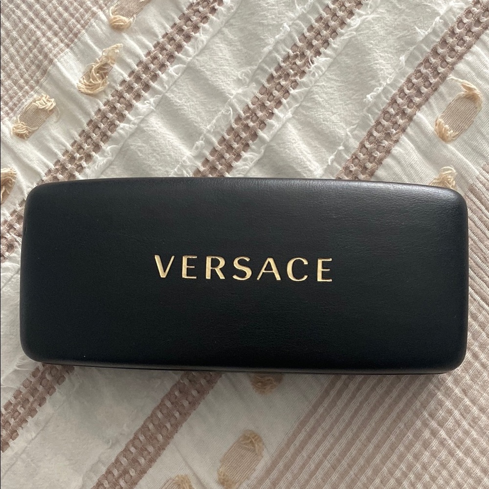 Versace Black Eyeglasses Case